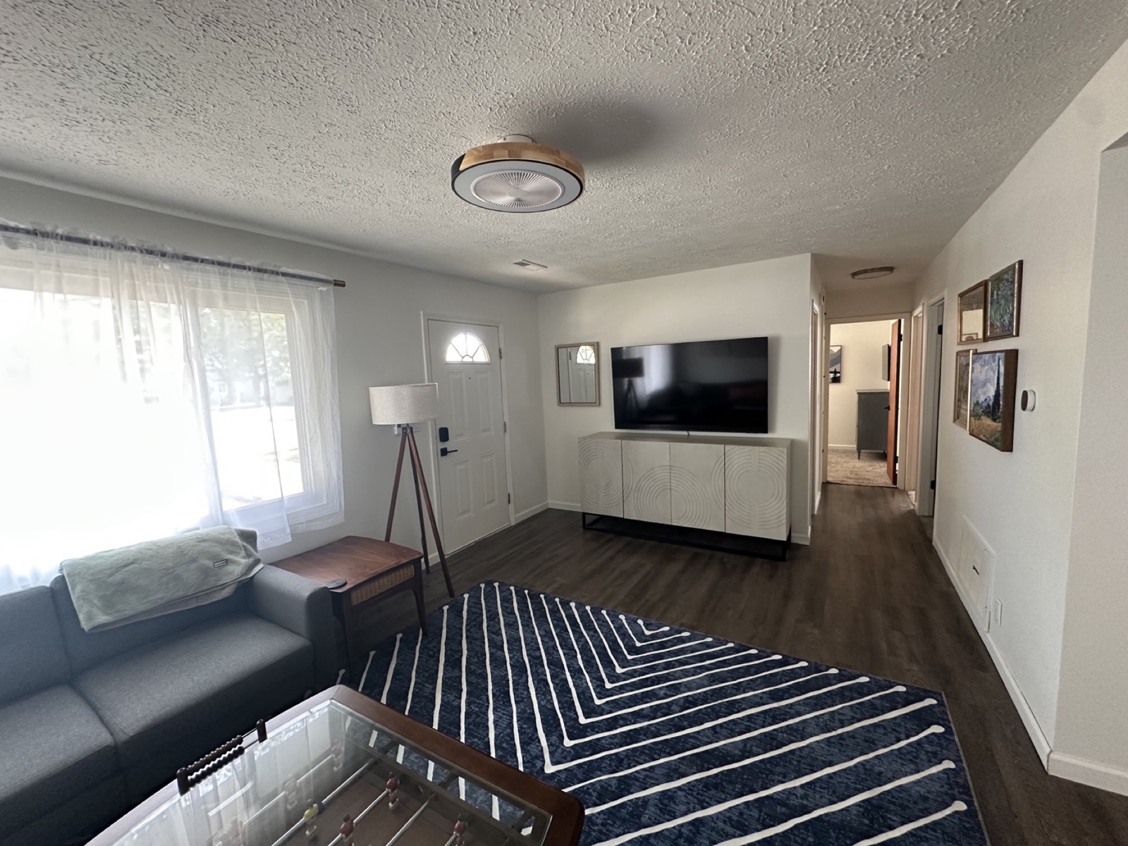 Living room at Northfield Modern